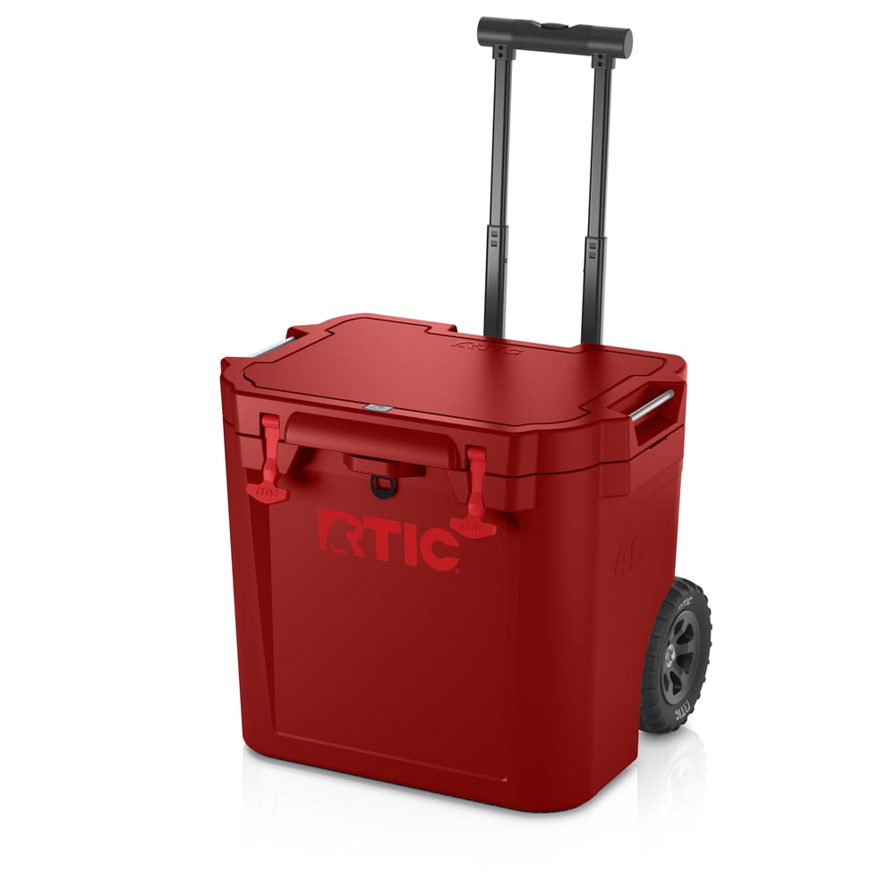 45 QT Ultra-Tough Wheeled Cooler Black Cherry - Image 11