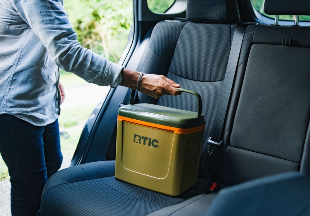 8 QT Road Trip Personal Cooler Sage/Beach - Image 11