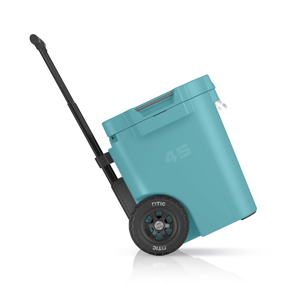45 QT Ultra-Tough Wheeled Cooler Lagoon - Image 4