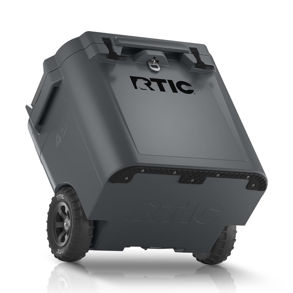 45 QT Ultra-Tough Wheeled Cooler Dark Grey - Image 6