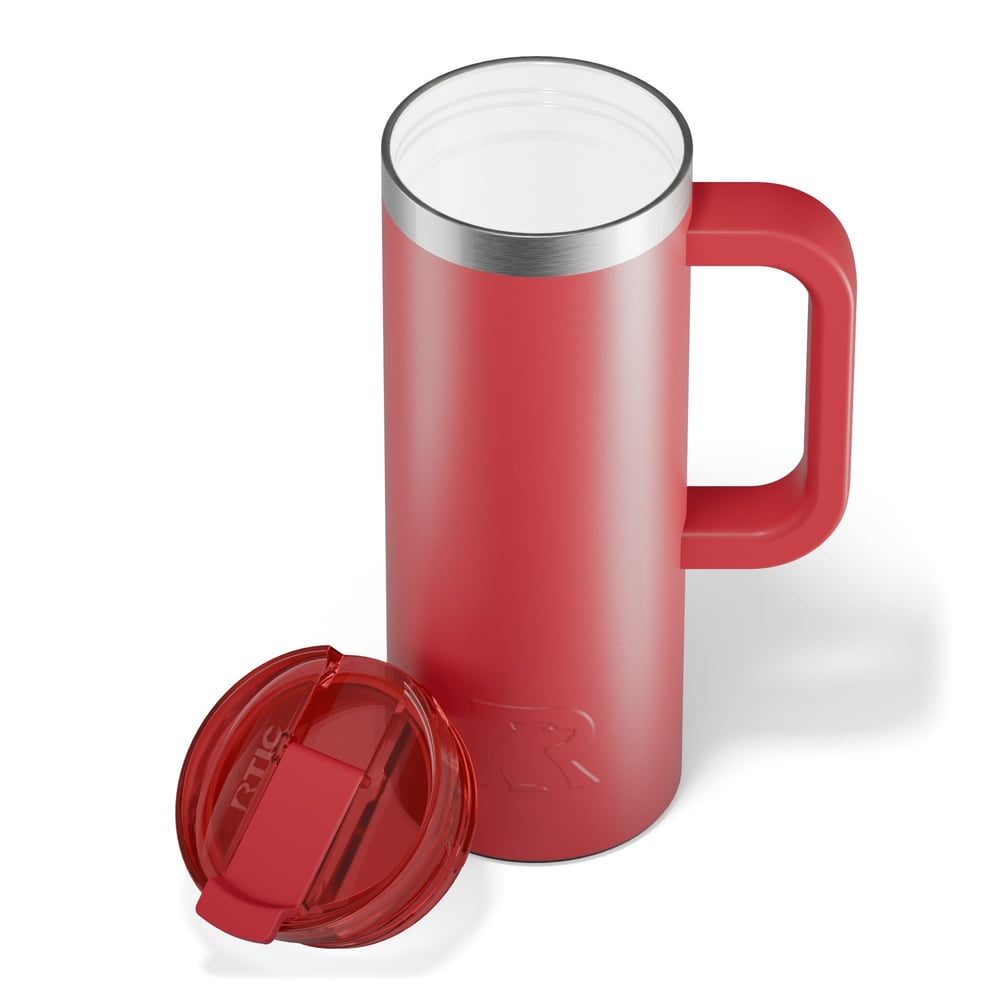 Road Trip Travel Mug Flag Red - Image 4