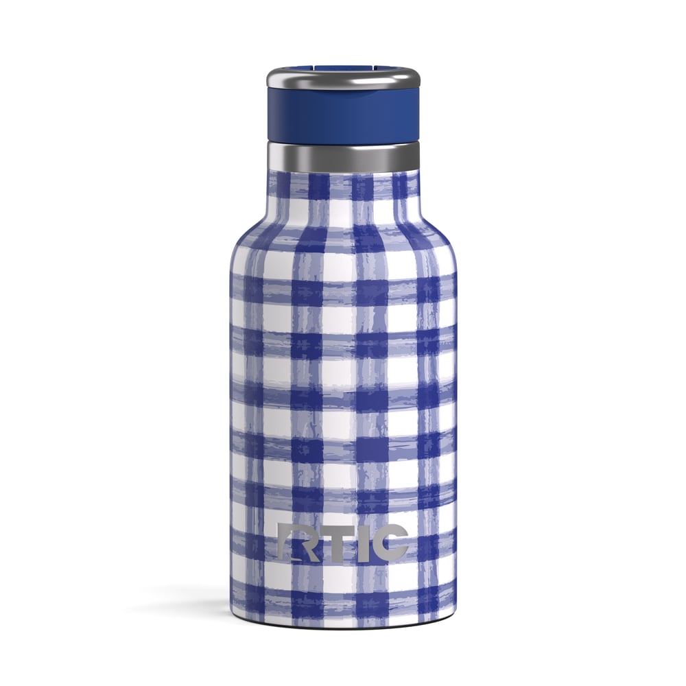 12oz Little Journey Bottle Cobalt Gingham - Image 3
