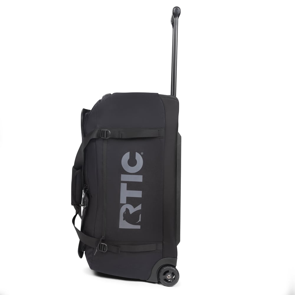 Road Trip Rolling Duffle Bag Black - Image 3