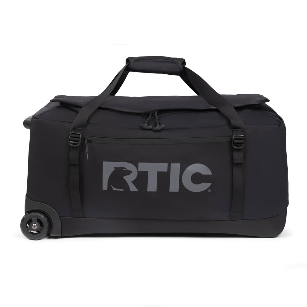 Road Trip Rolling Duffle Bag Black - Image 5