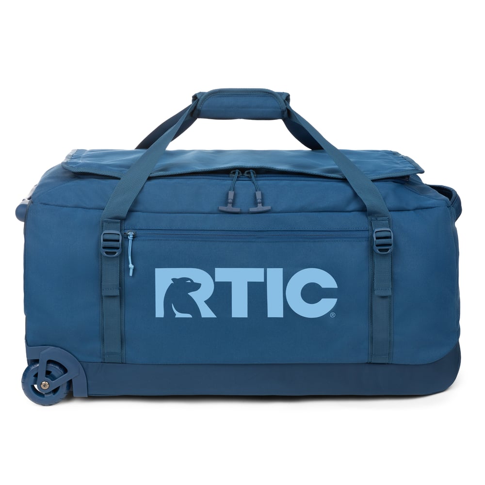 Road Trip Rolling Duffle Bag Navy & Denim - Image 5