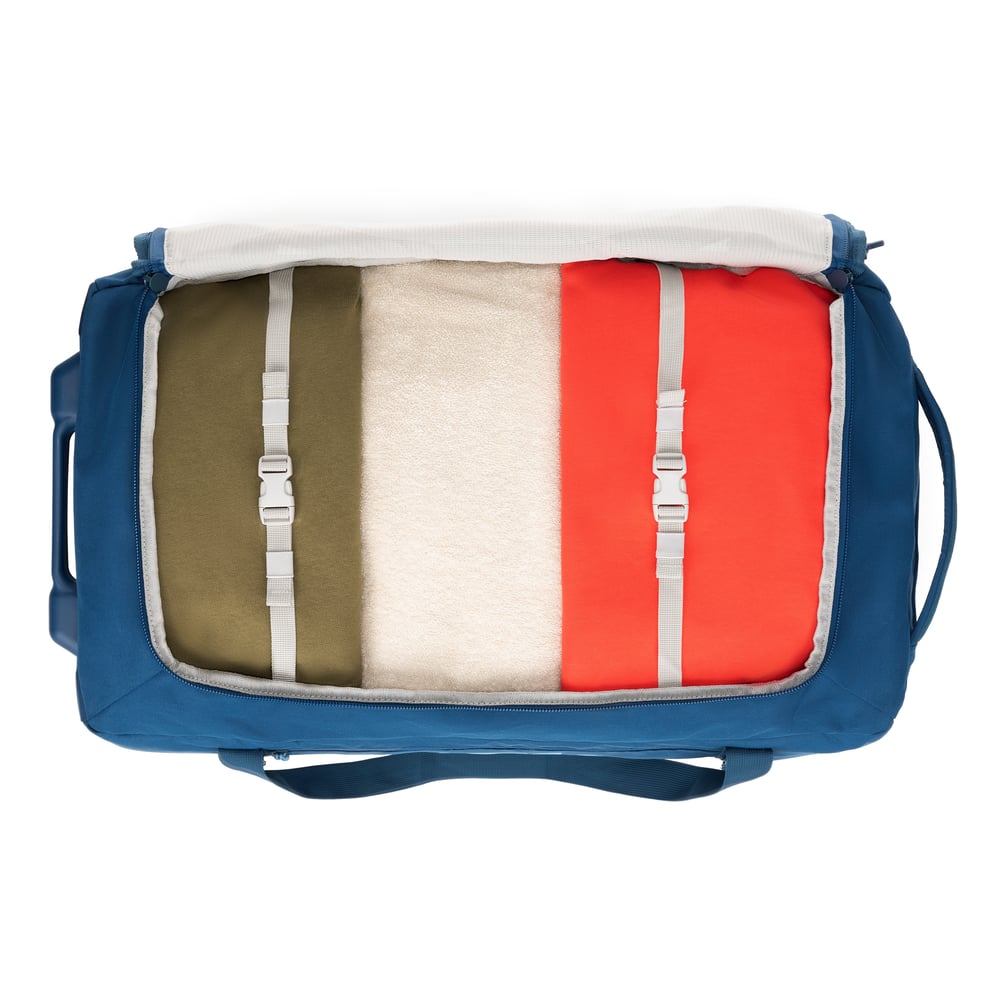Road Trip Rolling Duffle Bag Navy & Denim - Image 6