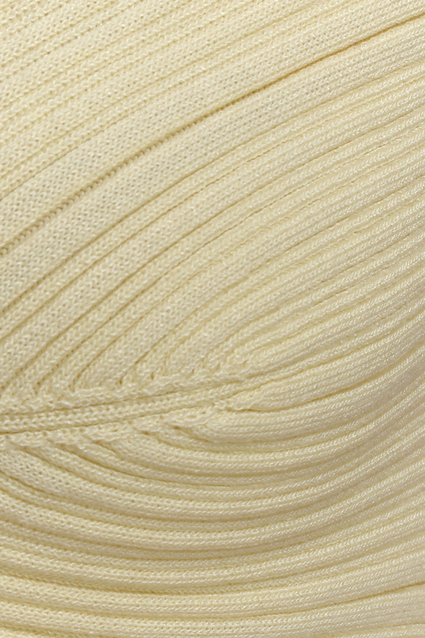 Coleene Pointelle Knit Top - Lemon - Image 7