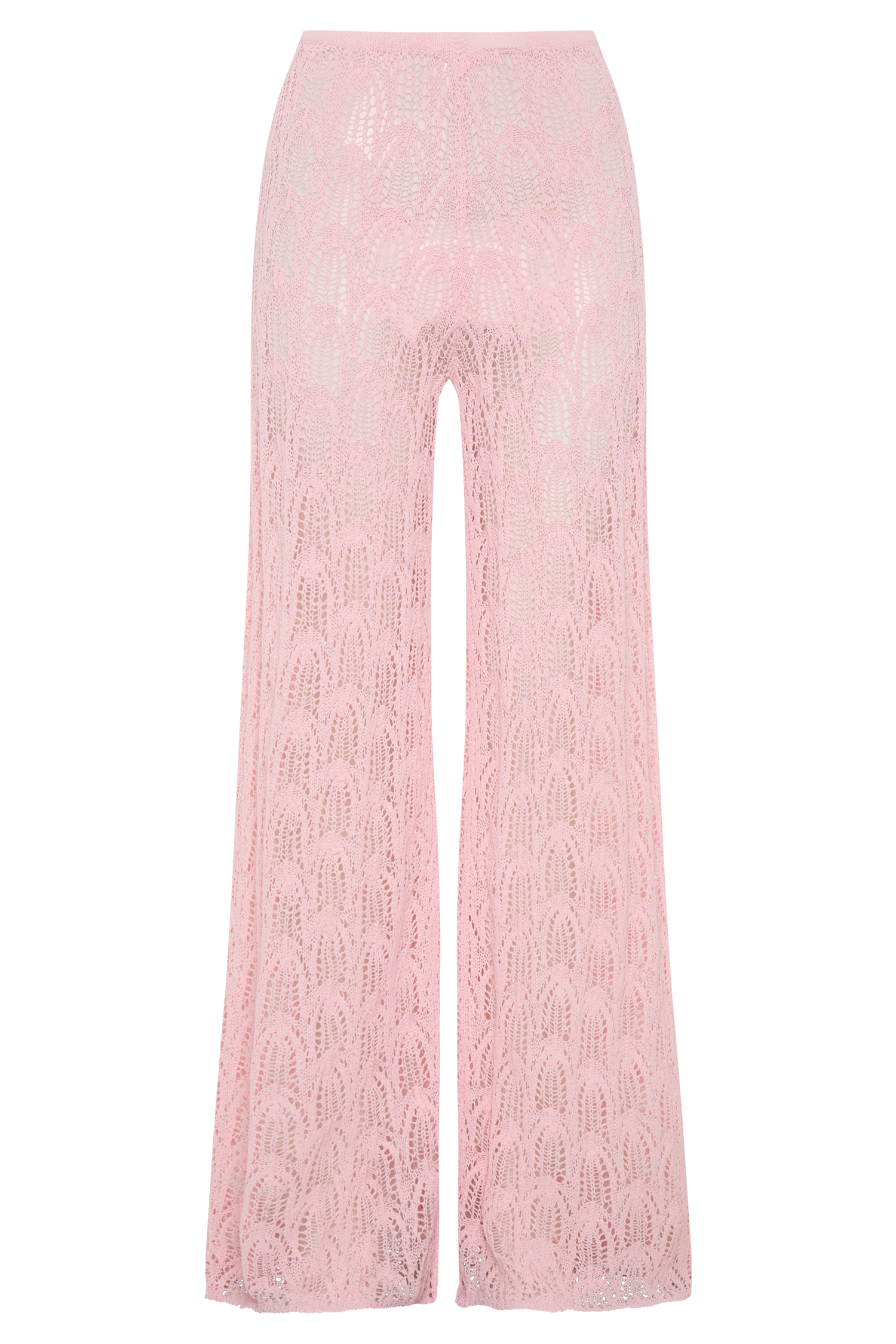 Glinda Crochet Pants - Baby Pink - Image 9